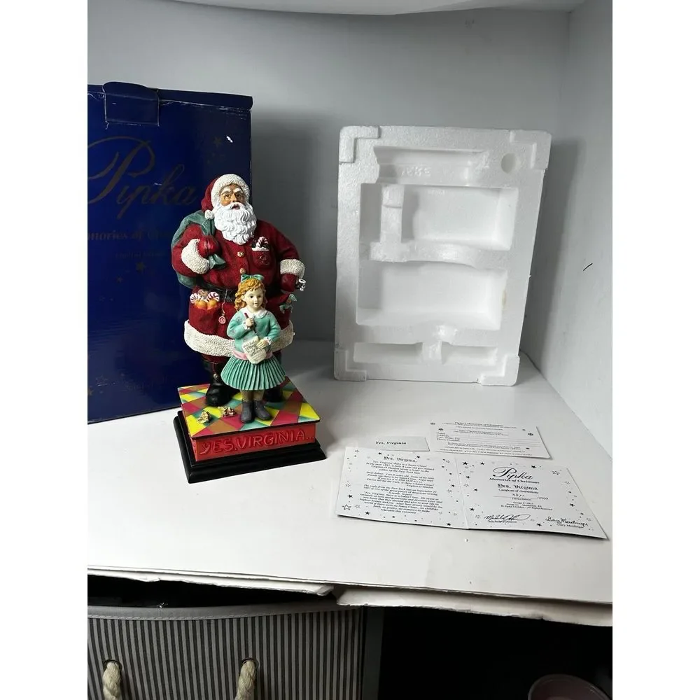 Vintage Pipka Memories of Christmas - Yes, Virginia Santa Claus 11